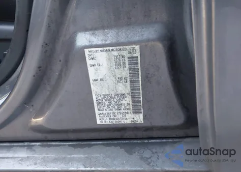 2016 Nissan Altima 2.5 Sv из США, поврежденный, VIN 1N4AL3AP3GC292301